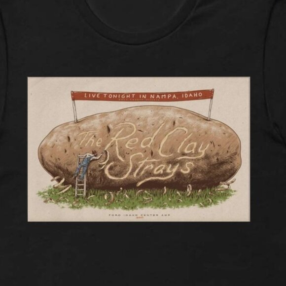 The Red Clay Strays 2025 Tour Shirt – Ford Idaho Center Concert Tee – Retro 91 - Picture 2 of 5